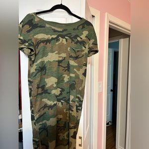 Sanctuary camo tshirt dress
